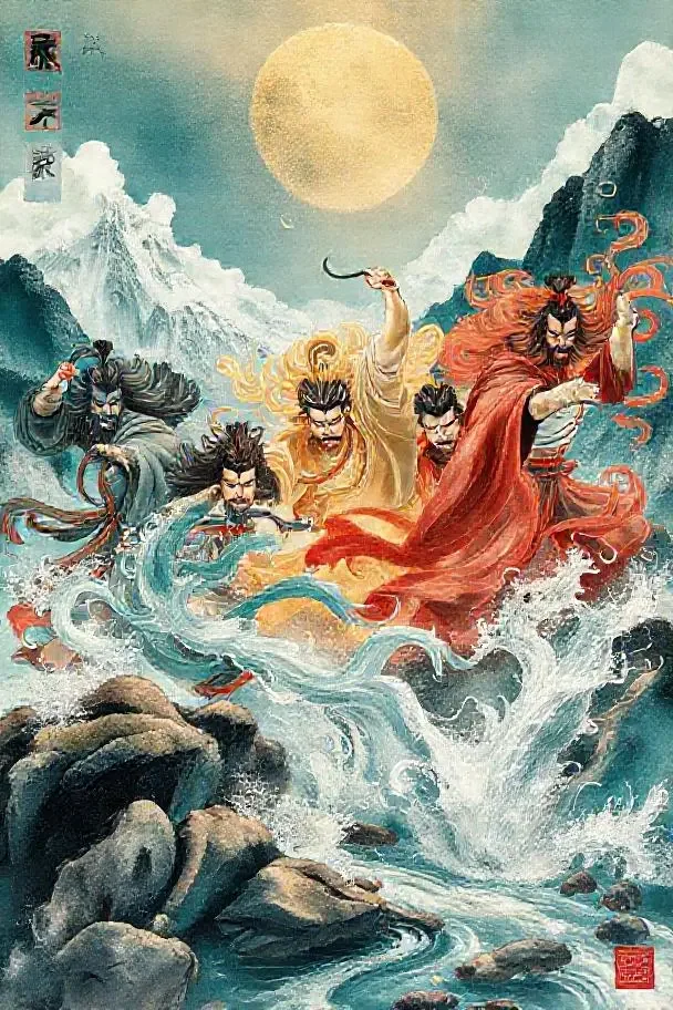 碧水长天